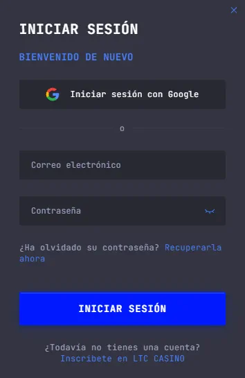 LTC Casino Inicio de sesión